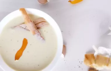Leckere Knoblauch-Dinkel-Suppe zum Aufwärmen